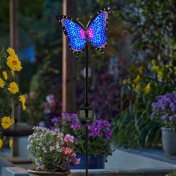 Smart Garden Papillon Animated Solar Stake Light