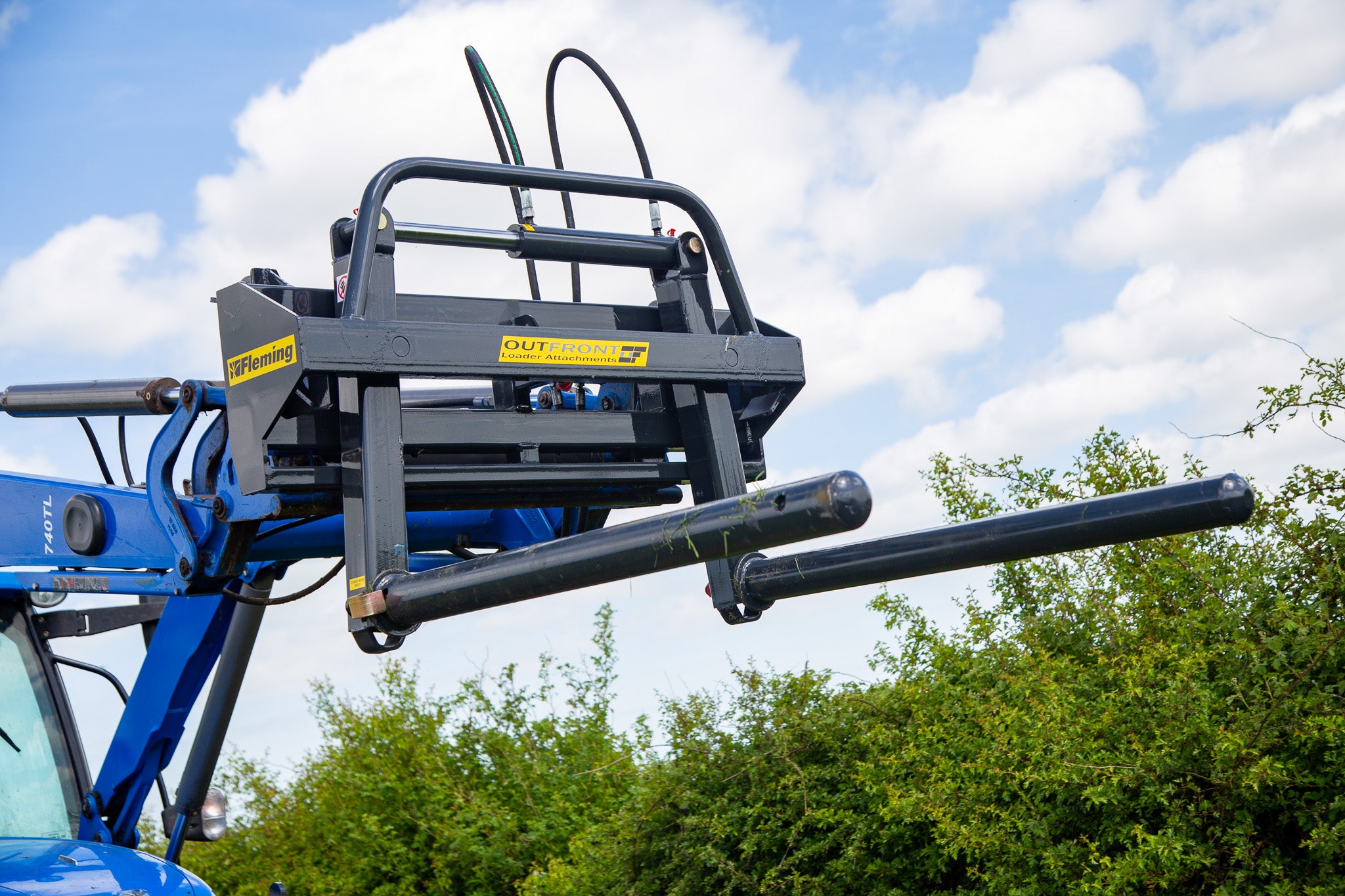 Fleming Bale Stacker C/W Euro Brackets