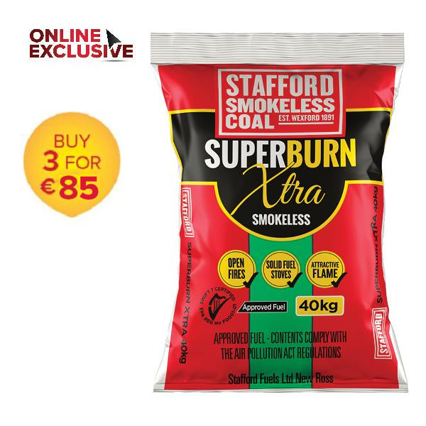 3 Bags Of Staffords Superburn Xtra 40Kg For €85