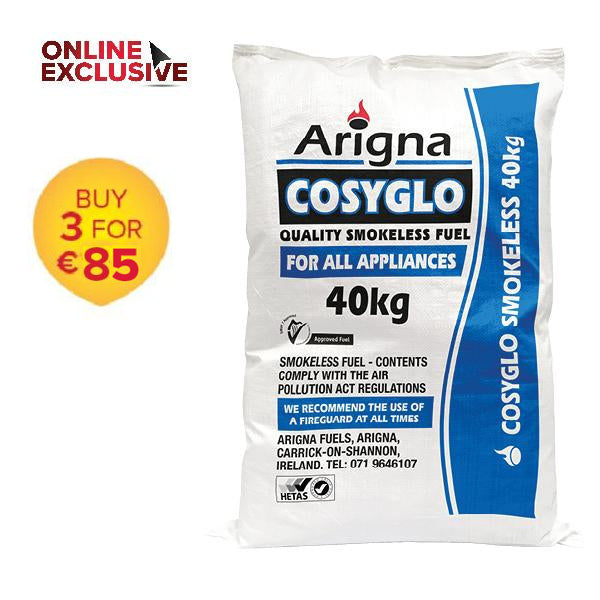 3 Bags Of Arigna Cosyglo 40Kg For €85