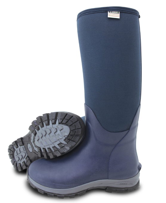 Town & Country Buckingham Rubber Boot Navy