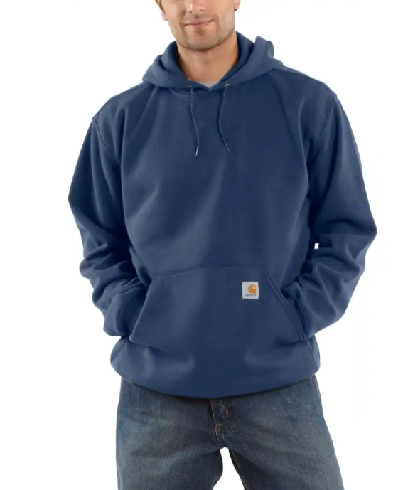 Carhartt Loose Fit Midweight Mens Hooded Sweatshirt Navy