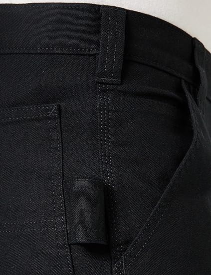 Carhartt Rugged Flex Straight Fit Duck Double Front Utility Work Trousers Black