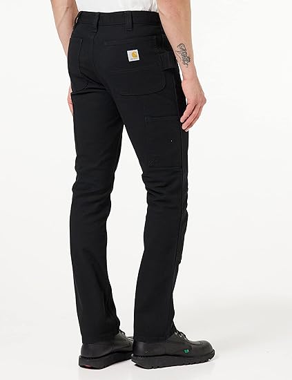 Carhartt Rugged Flex Straight Fit Duck Double Front Utility Work Trousers Black