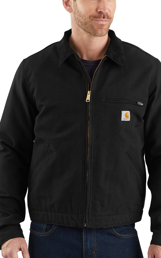 Carhartt Duck Detroit Jacket Black – Co-Op Superstores