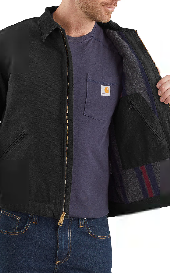 Carhartt Duck Detroit Jacket Black