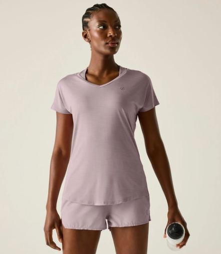 Dare 2 Be Ladies Vigilant Tee Mauve Shadow