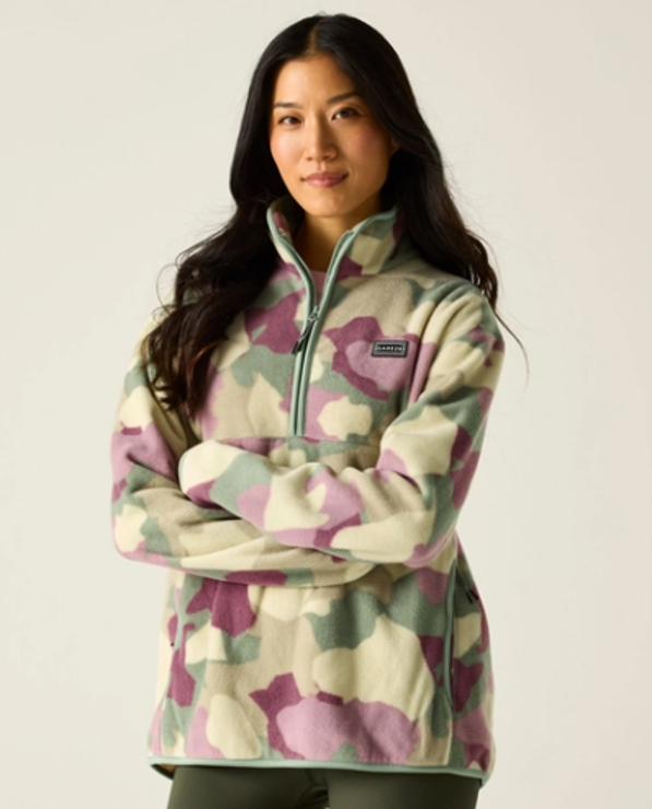 Dare 2 B Ladies Amble Fleece Glacier Green Abstract Print