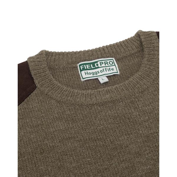 FieldPro Melrose Mens Crew Pullover MGreen Marl