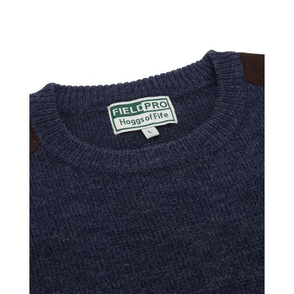 FieldPro Melrose Mens Crew Pullover SBlue Marl