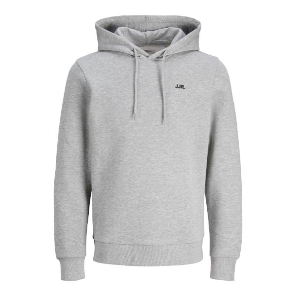 JJ Rebel Mens Logo Sweatshirt Light Grey Melange