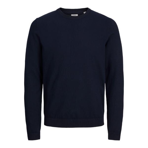 JJ Rebel Callum Mens Crew Neck Pullover Navy Blazer