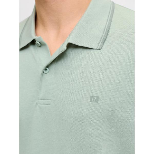 JJ Rebel Zell Mens Polo Shirt Turquoise