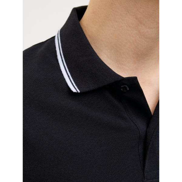 JJ Rebel Zell Mens Polo Shirt Black
