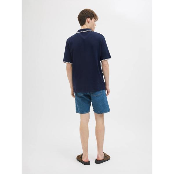 JJ Rebel Zell Mens Polo Shirt Sky Captain