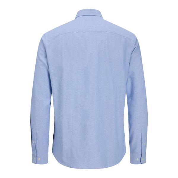 JJ Rebel Oscar Mens Regular Fit Long Sleeve Shirt Cashemere Blue
