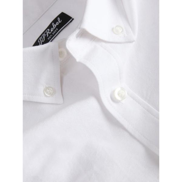 JJ Rebel Oscar Mens Regular Fit Long Sleeve Shirt White