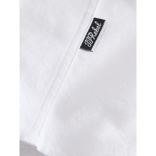 JJ Rebel Oscar Mens Regular Fit Long Sleeve Shirt White