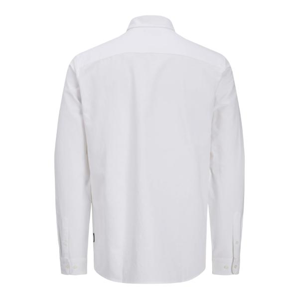 JJ Rebel Oscar Mens Regular Fit Long Sleeve Shirt White