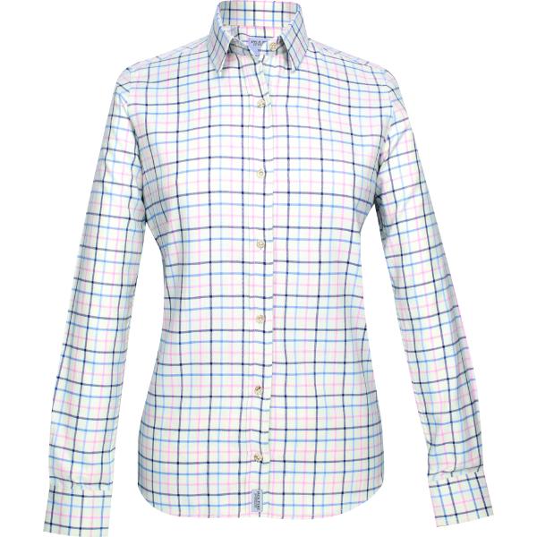 JP Ladies County Man Shirt check Navy