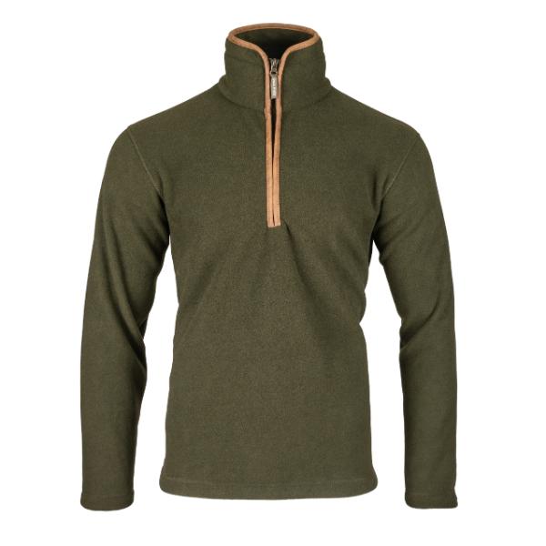 JP Country Man Fleece 1/4 Pullover Dark Olive