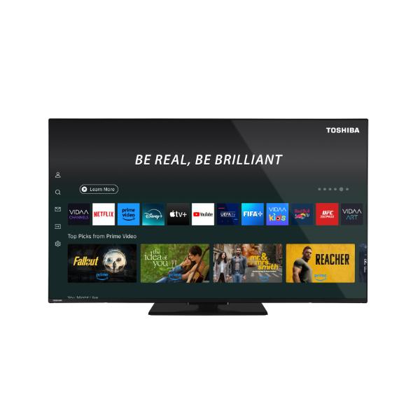 Toshiba 55QV3F63DB 55" 4K QLED Smart TV VIDAA E Rated