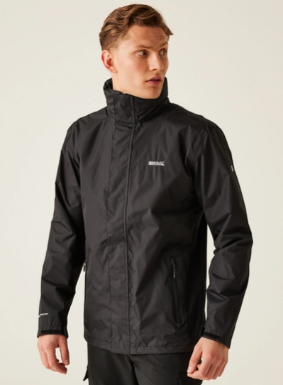 Regatta Matt Mens Waterproof Jacket Black