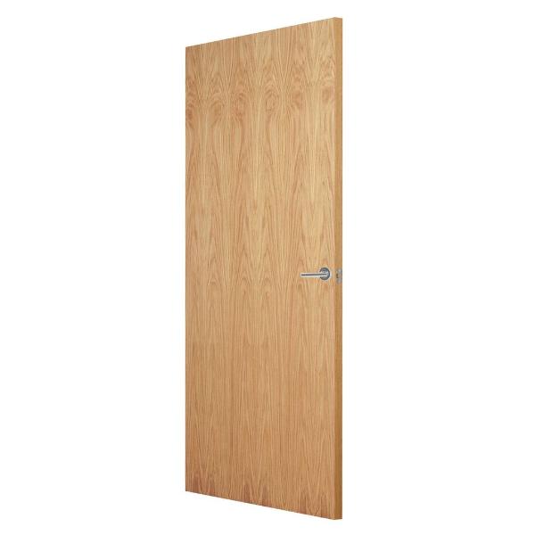 Indoors Flush Oak Veneer Match F/M (FD60) Door