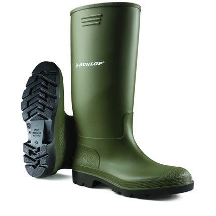 Dunlop Green PVC Wellington