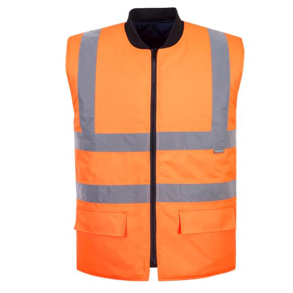 Portwest Hi-Vis Bodywarmer Orange