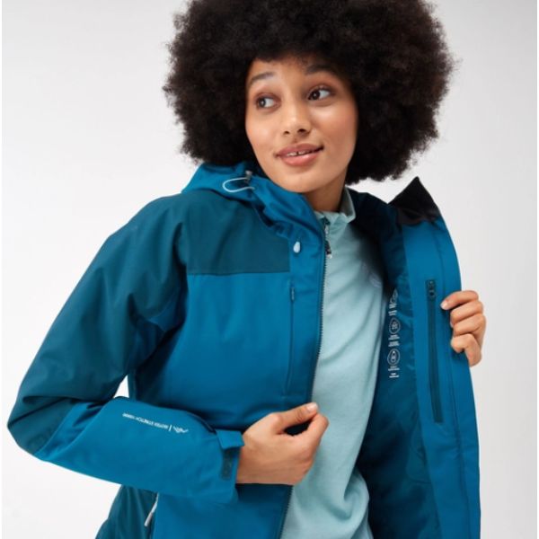 Regatta Wm Highton StrIII Womens Jackets Waterproof Insulated 20 Glfstrm/RfLk AW23