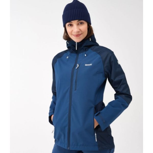 Regatta Highton Stretch IV Womens Waterproof Shell Jacket Admiral/Navy AW23