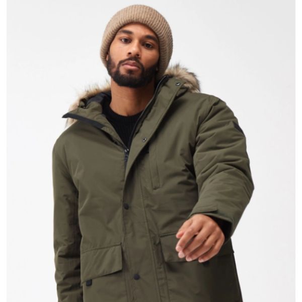 Regatta Salinger IV Mens Jackets Waterproof Insulated Dark Khaki AW23