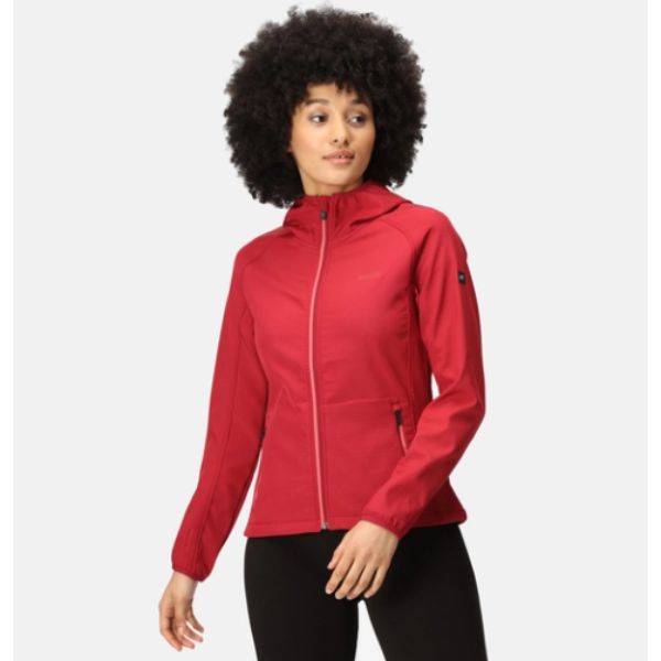 Regatta Wmns Arec III Womens Soft shell Rumba Red AW23