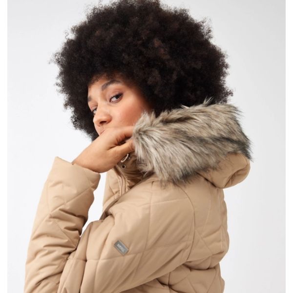 Regatta Fritha II Womens Baffled/Quilted Jackets Barleycorn AW23