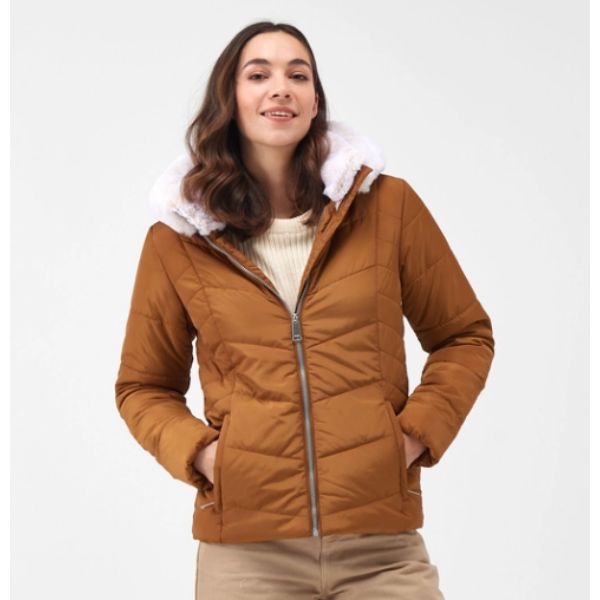 Regatta Wildrose Womens Baffled/Quilted Jackets 20 Rubber AW23