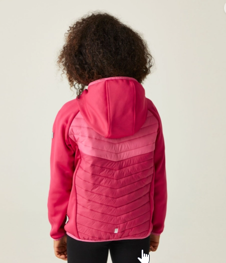 Regatta Kielder HybridVIII Kids Quilted Jacket Pink Potion/Flamingo Pink
