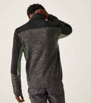 Regatta Coladane VI Mens Fleece Ash Marl/Black