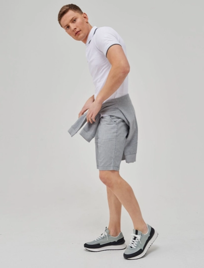 Regatta Tadeo Mens Polo Shirt Navy/White Tipping