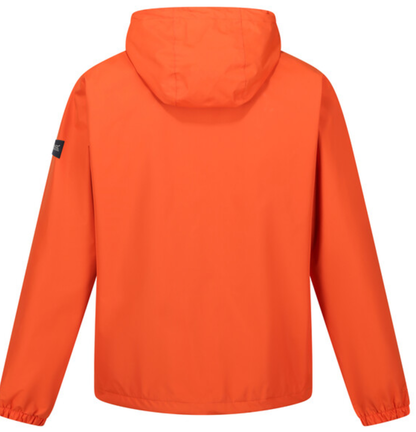 Regatta Bayano Mens Waterproof Shell Jacket Rusty Orange