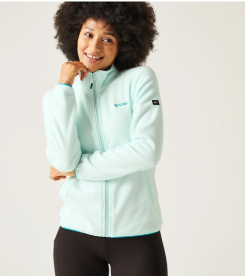 Regatta Clemance IV Womens Fleece Bleached Aqua