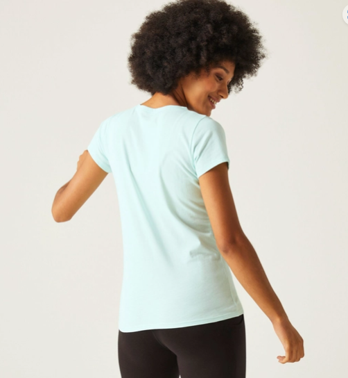 Regatta Breezed IV Womens T-Shirt Bleached Aqua