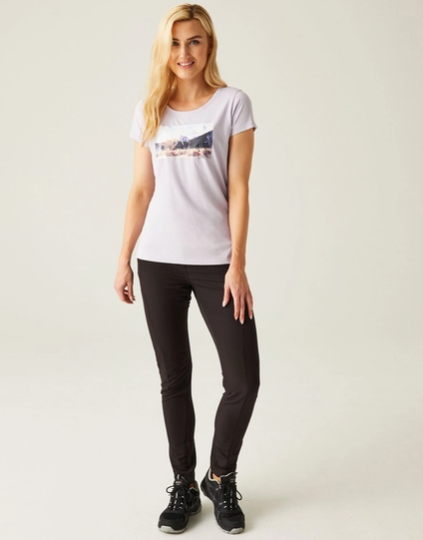 Regatta Breezed IV Womens T-Shirt Lilac Frost