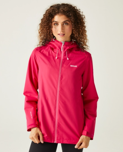 Regatta Hamara III Womens Waterproof Shell Jacket Flamingo Pink