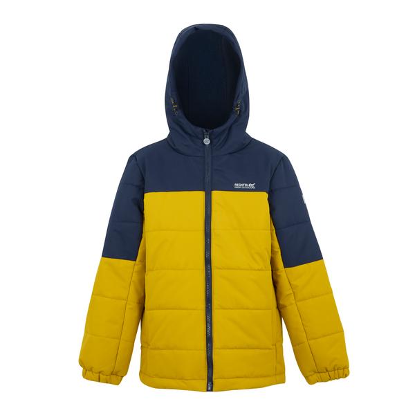 Regatta Lofthouse Kids Baffle Jacket Navy/Gold Flake