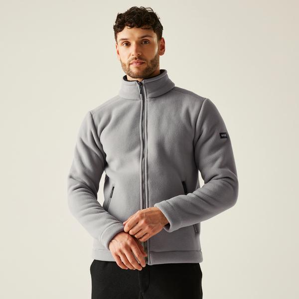 Regatta Garrian II Mens Fleece Storm Grey Black