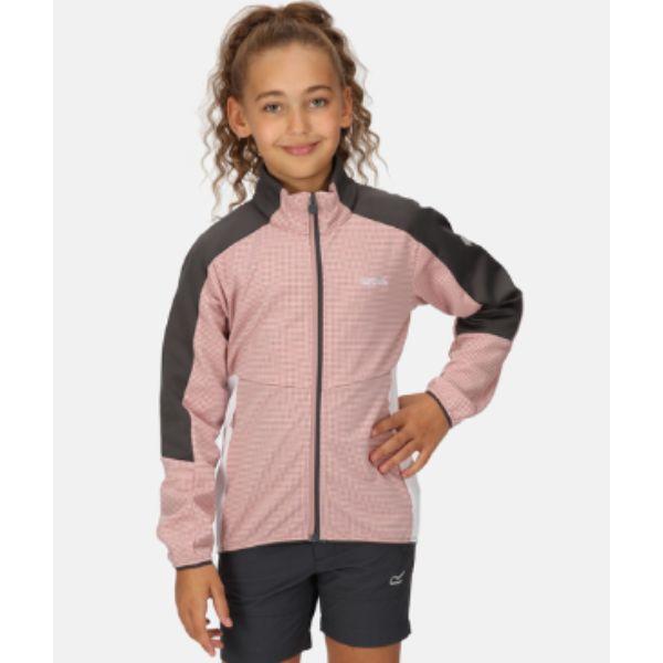 Regatta Jnr Highton Fz Ii Kids Fleece Dusky Rose/Seal Grey