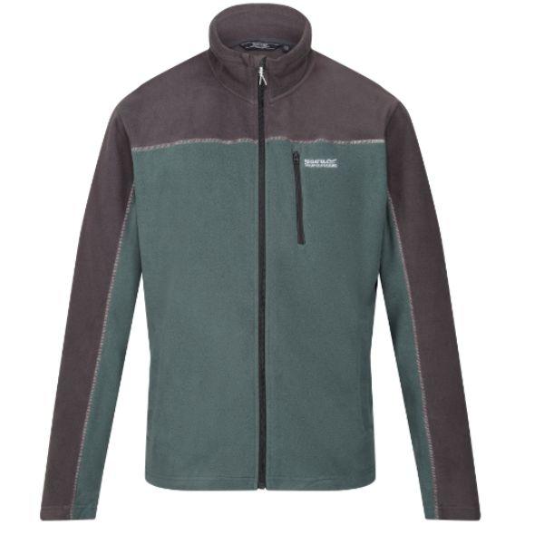 Regatta Fellard Mens Fleece Seapine/Seal Grey