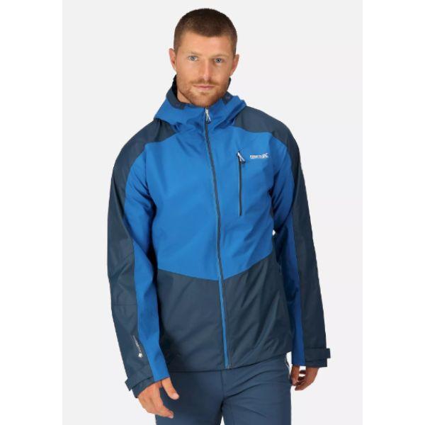 Regatta Highton Stretch Mens Jackets Waterproof Shell Snorkel Blue/Blue Wing