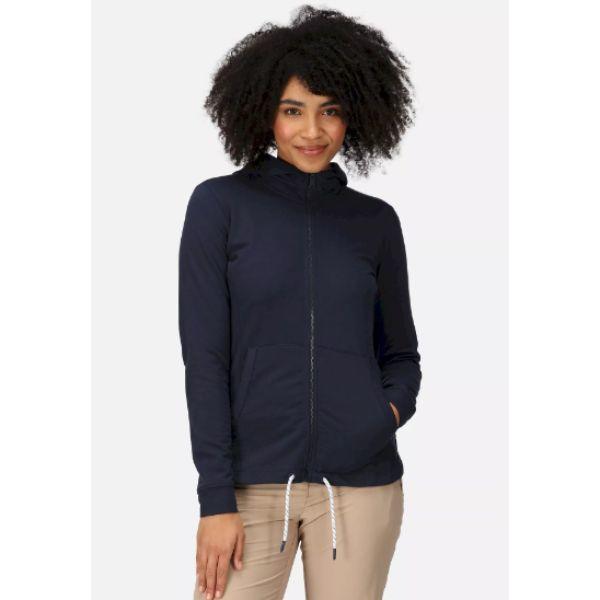 Regatta Bayla Hoody Womens Fleece Navy/White Stripe